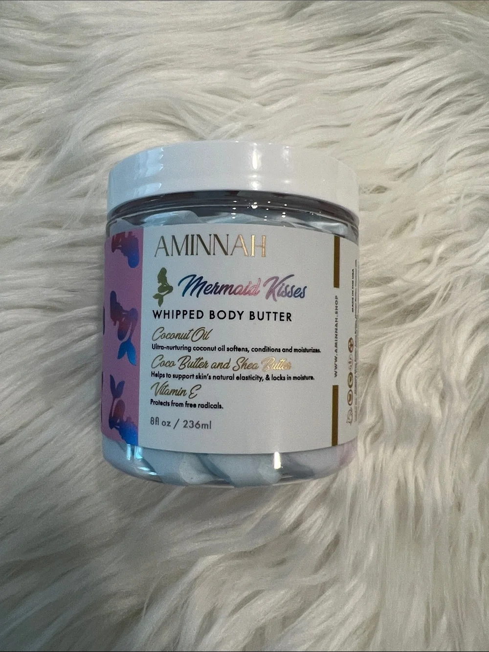 NWT Aminnah Mermaid Kisses Whipped Body Butter retails $38.00 USD
